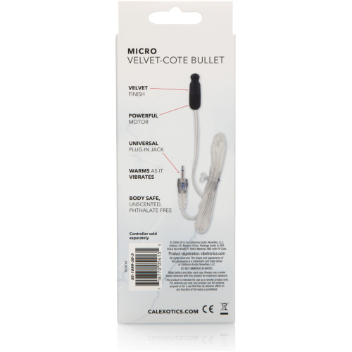 Sterling Collection Micro Velvet-Cote Bullet