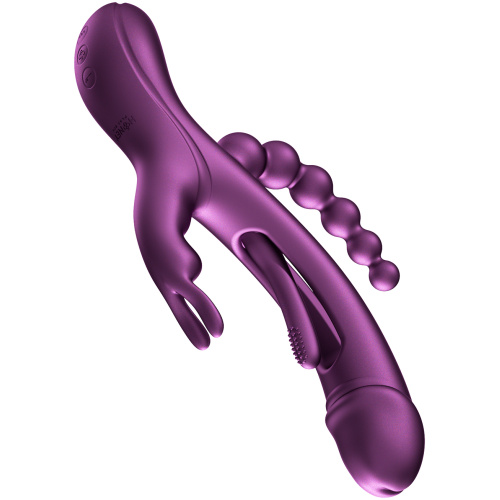 Trilux - App Controlled Rabbit Vibrator - Purple
