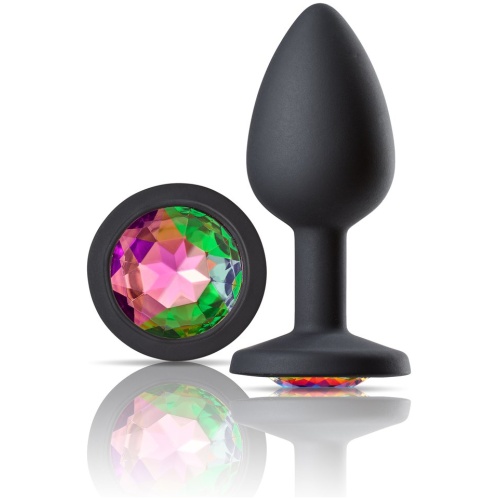 Cloud 9 Novelties Gems Jeweled Silicone Anal Plug - Small