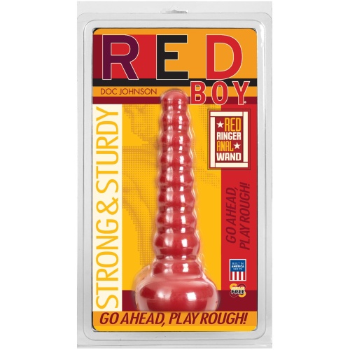 Red Boy - Red Ringer Anal Wand - Red