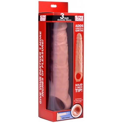 3 Inch Extender Sleeve - Flesh