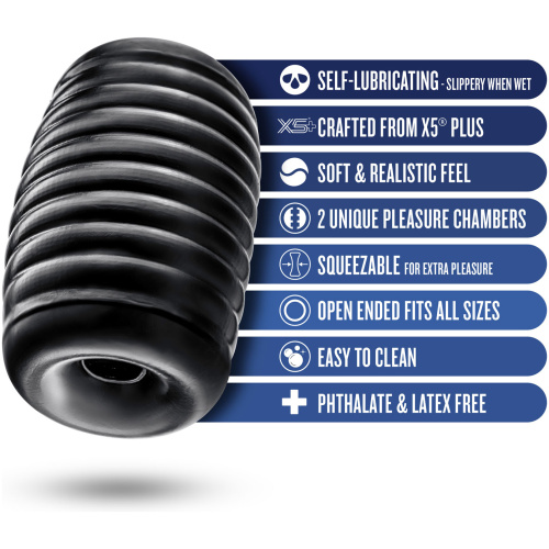 Rize - Grasp - Self-Lubricating Stroker - Black