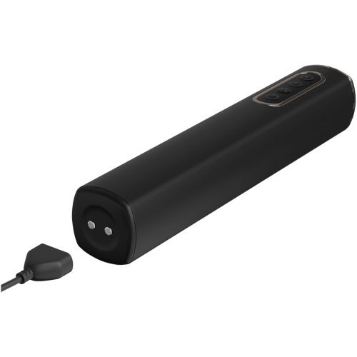 Anal Fantasy Elite Auto-Throb Inflatable Vibrating Plug - Black