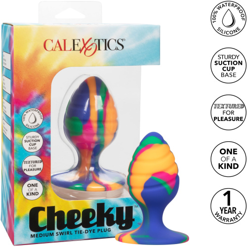 Cheeky Medium Swirl Tie-Dye Plug