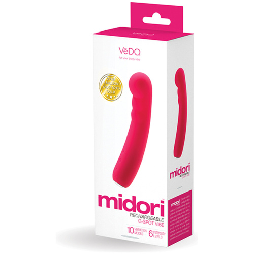 Midori Rechargeable G-Spot Vibe - Foxy Pink
