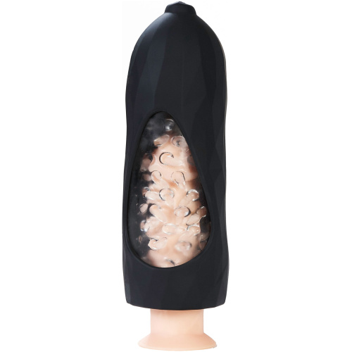 Hummer Max Stimulation Vibrating Sleeve - Black Pearl