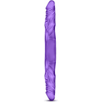 B Yours 14 Inch Double Dildo - Purple