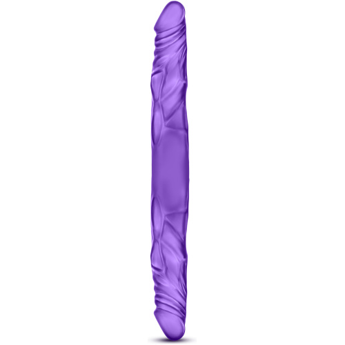 B Yours 14 Inch Double Dildo - Purple