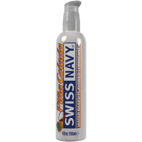 Swiss Navy Flavors Water Based Lubricant - Pina Colada 4 Fl. Oz.