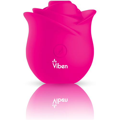 Zen Rose - Hot Pink - Handheld Rose Clitoral and Nipple Stimulator