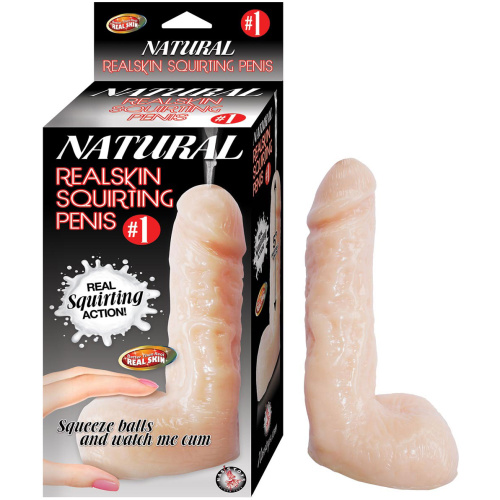 Natural Realskin Squirting Penis #1 - Flesh