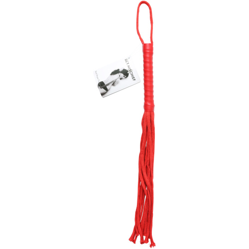 Sex and Mischief Rope Flogger - Red