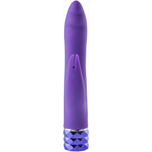 Hailey 10-Function Vibrating Rechargeable Dual  Vibe - Purple