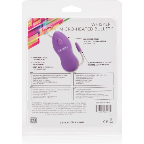 Whisper Micro Heated Bullet - Purple