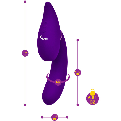 Symphony - Violet - Insertable Triple Motor Vibe