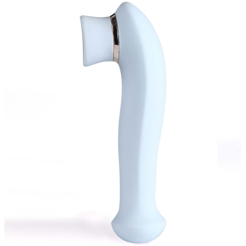 Destiny 15-Function Rechargeable Vibrating -  Suction Wand - Blue