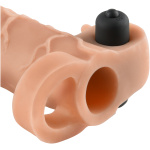 Fantasy X-Tensions Vibrating Real Feel 1-Inch  Extension - Light