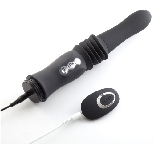 Max Silicone Thrusting Portable Love Machine - Black