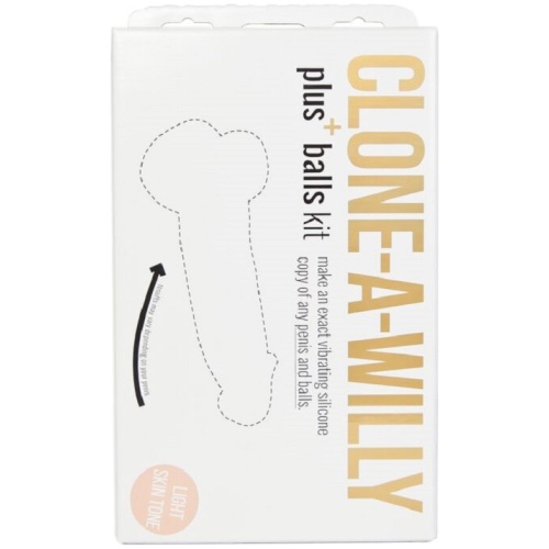 Clone-a Willy Plus Balls Kit - Light Skin Tone