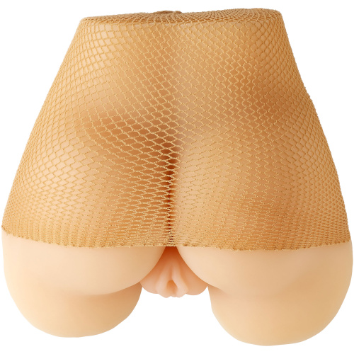 Realistic Body Mold Stroker - Pleasure Pussy and Ass Wide-Spread Legs - Light