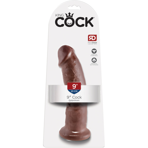 King Cock 9-Inch Cock - Brown