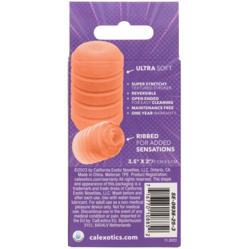 Pop Sock Ribbed - Orange