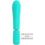 Thomas Super Soft Silicone Rabbit Vibrator -  Turquoise