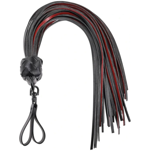 Saffron Finger Flogger - Black/red