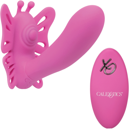 Venus Butterfly Silicone Remote Pulsating Venus G - Pink