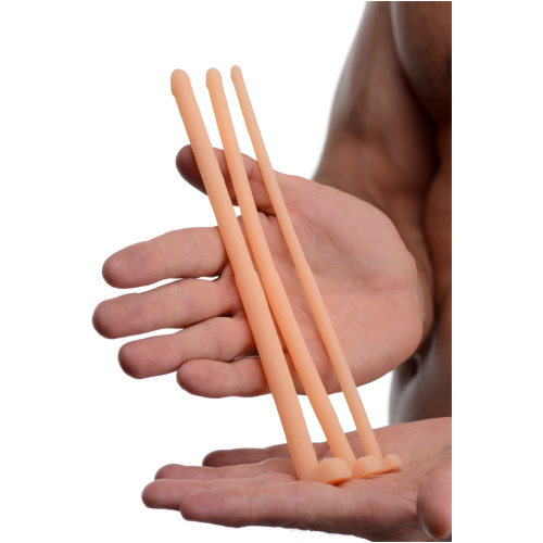 Master Series Dockers Silicone Urethral Sound Set - Flesh