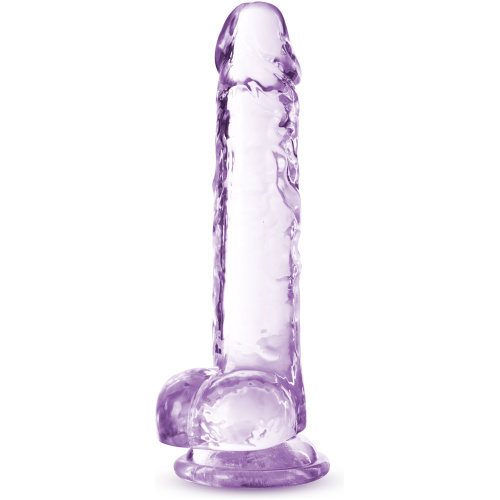 Naturally Yours - 7 Inch Crystalline Dildo - Amethhyst