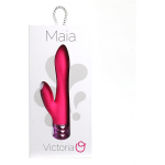 Victoria Crystal Gem Dual Vibrator - Pink