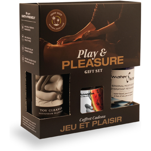 Hemp Seed by Night Play and Pleasure Gift Set - Pleasure Gift Set - Watermelon
