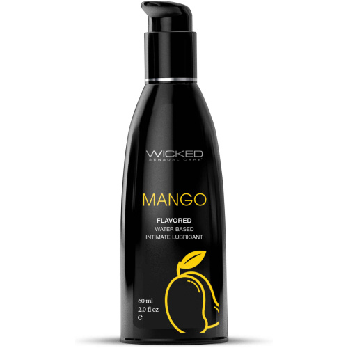 Aqua Mango Flavored Water Based Intimate Lubricant - 2 Fl. Oz.