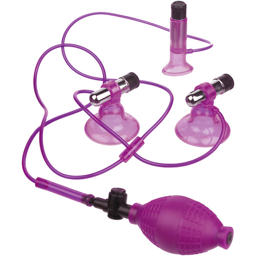 Fetish Fantasy Series Vibrating Triple Suckers