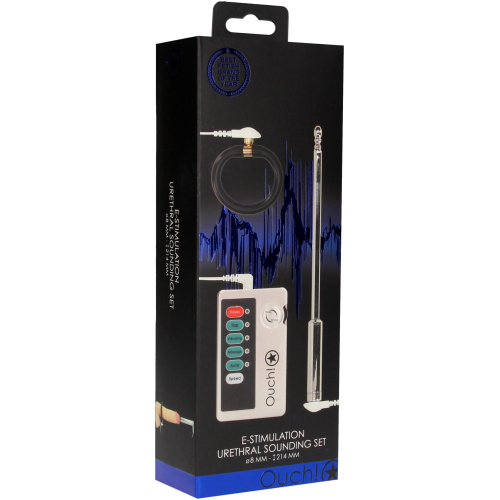 E-Stimulation Urethral Sounding Set - Silver