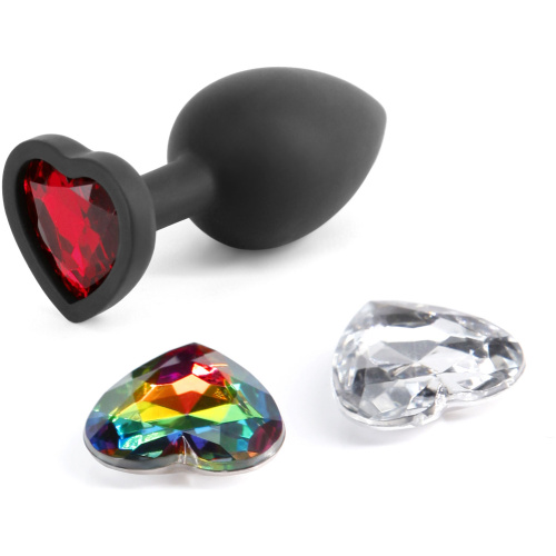 Glams Xchange Heart - Small - Black