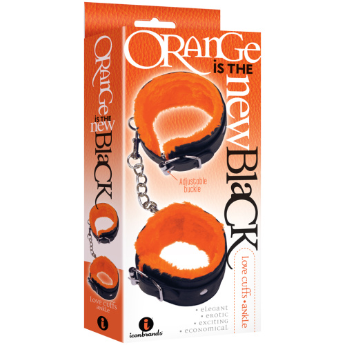 The 9's Orange Is the New Black Love Cuffs Ankle - Black