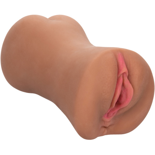 Stroke It Dual Entry Pussy and Ass - Brown