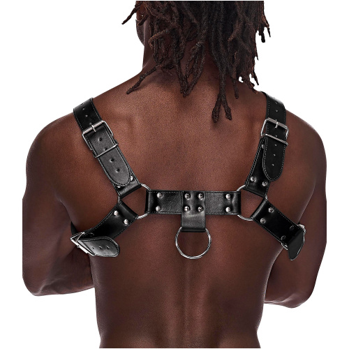 Aries Leather Harness - One Size - Black