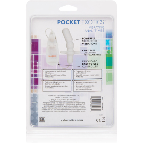 Pocket Exotics Ivory Anal-T Vibe
