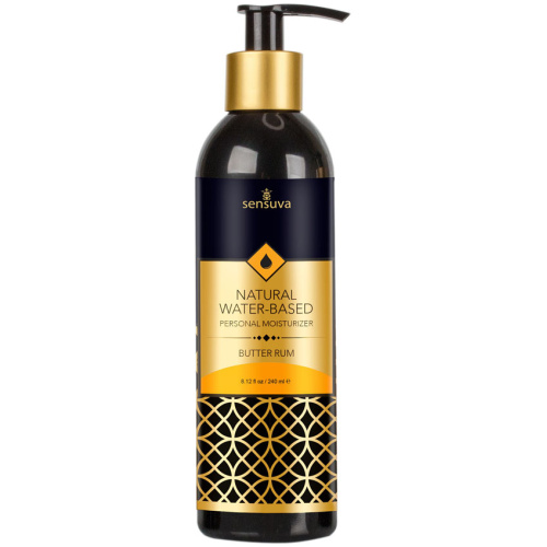 Natural Water-Based Personal Moisturizer 8.12 Fl Oz. - Butter Rum
