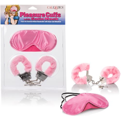 Pleasure Cuffs With Satin Mask