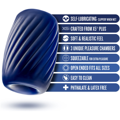 Rize - Turbine - Self-Lubricating Stroker - Blue