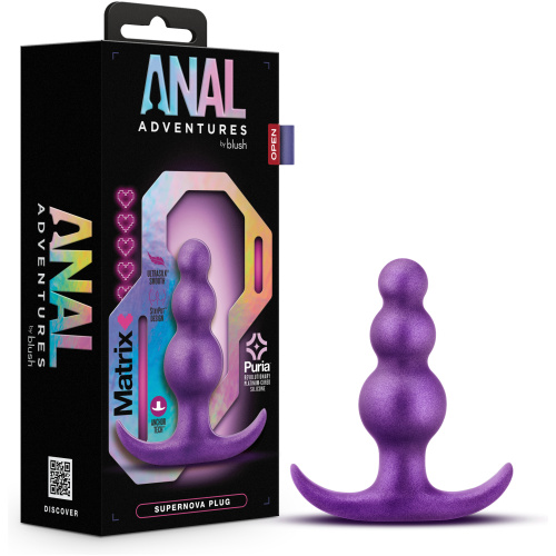 Anal Adventures Matrix - Supernova Plug - Galactic Purple