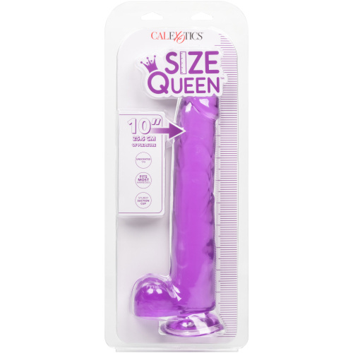 Size Queen 10 Inch - 25.5cm - Purple