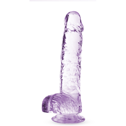 Naturally Yours - 6 Inch Crystalline Dildo - Amethyst