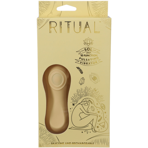 Ritual - Sol - Rechargeable Silicone Pulsating  Vibe - Yellow