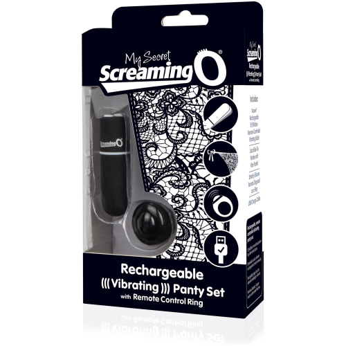 My Secret Charged Remote Control Panty Vibe - Black