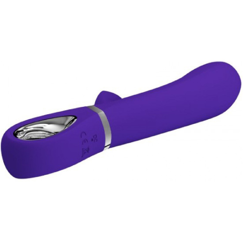 Thomas Super Soft Silicone Rabbit Vibrator - Purple
